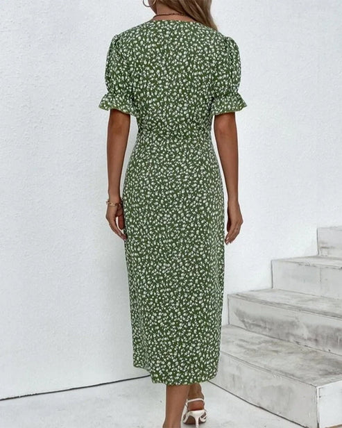 Fiona – Fresh Floral Midi Dress