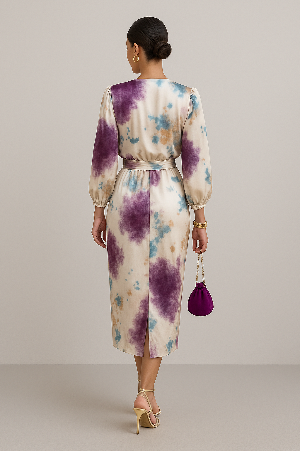 Deirdre – The Purple Evening Dress