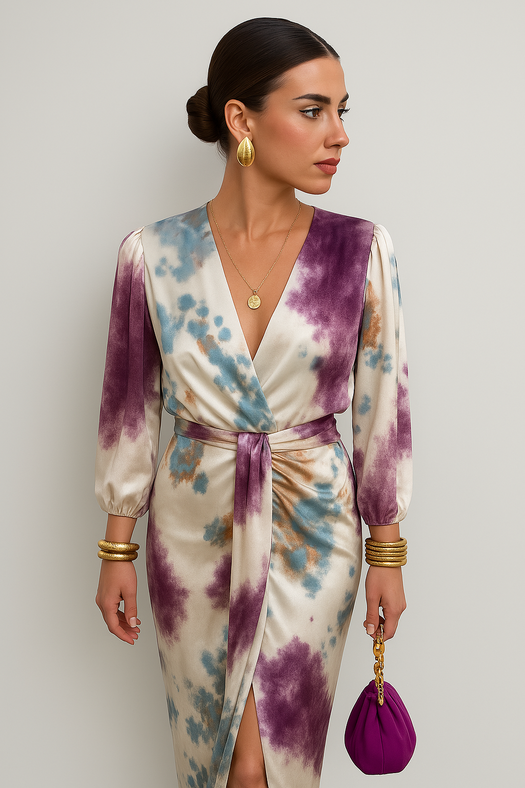 Deirdre – The Purple Evening Dress
