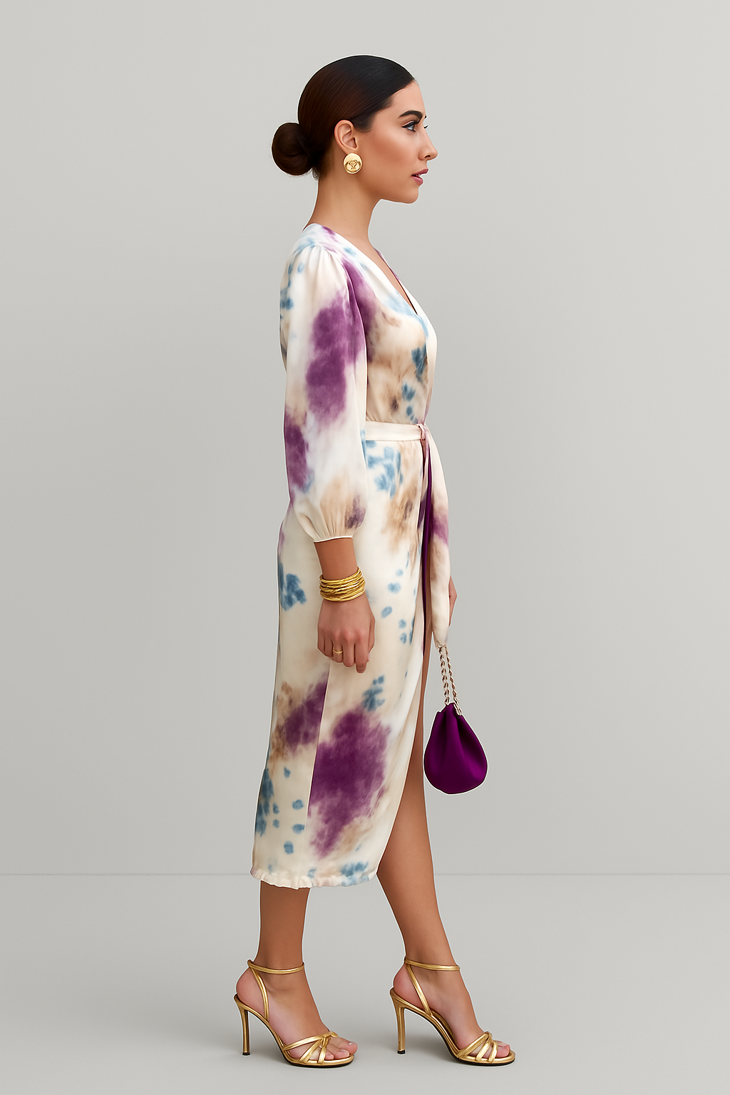 Deirdre – The Purple Evening Dress