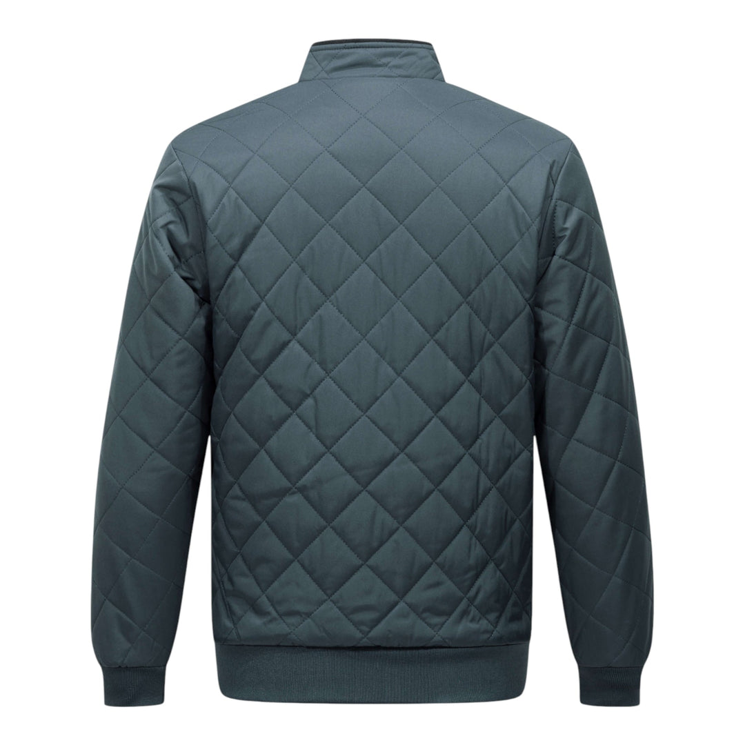 Michael - Diamond Pattern Fleece Lined Jacket