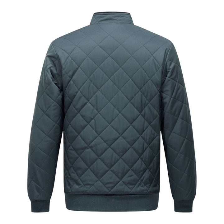 Michael - Diamond Pattern Fleece Lined Jacket