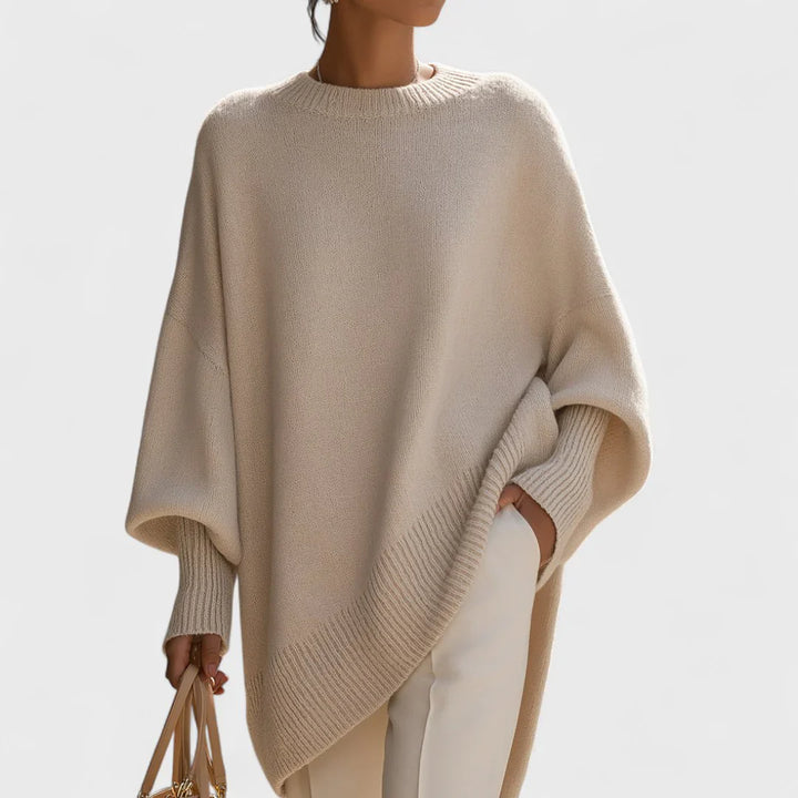 Harper – Minimalist Draped Poncho