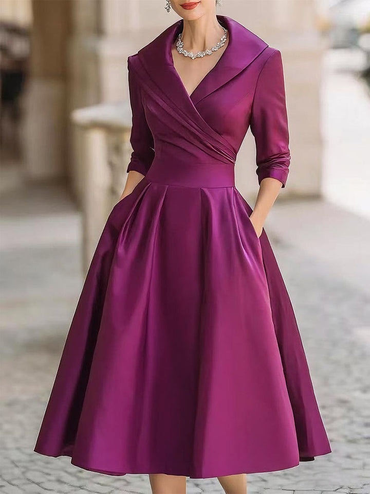 Lia – Elegant Satin Dress