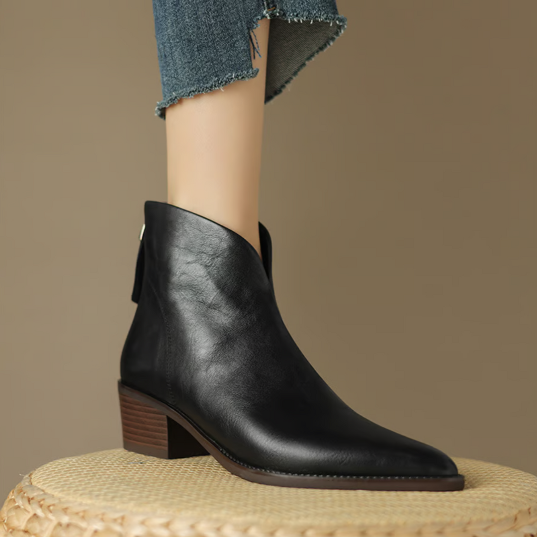 Camille – Low-Heel Luxury Boots