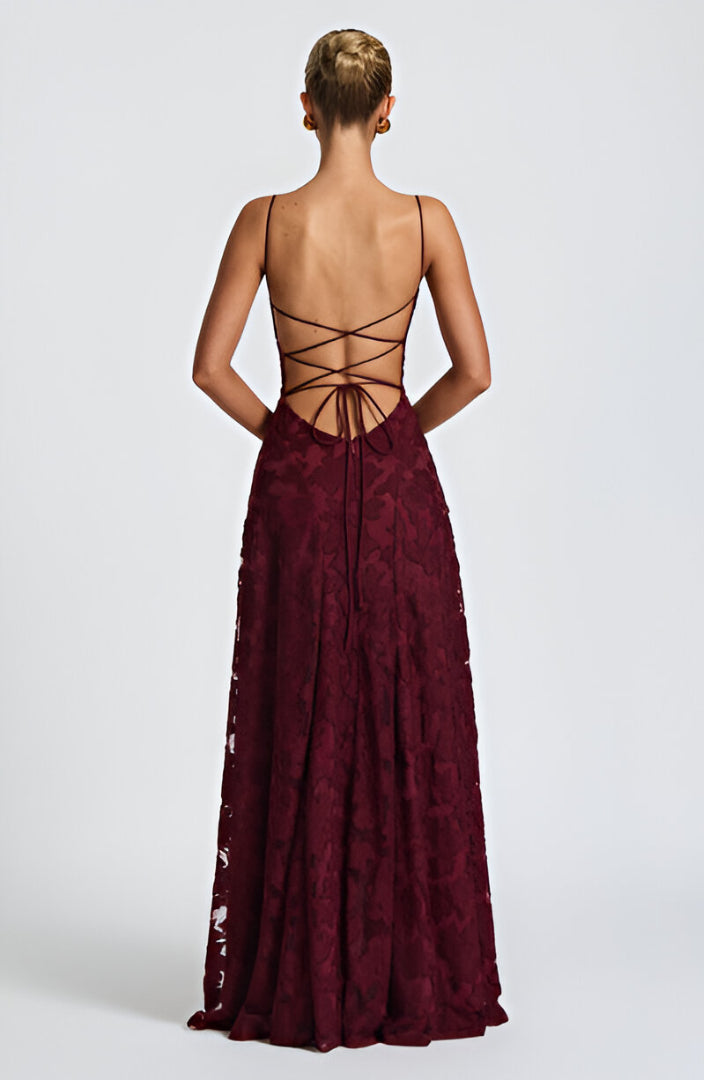 Amélie – Lace Corset Maxi Dress