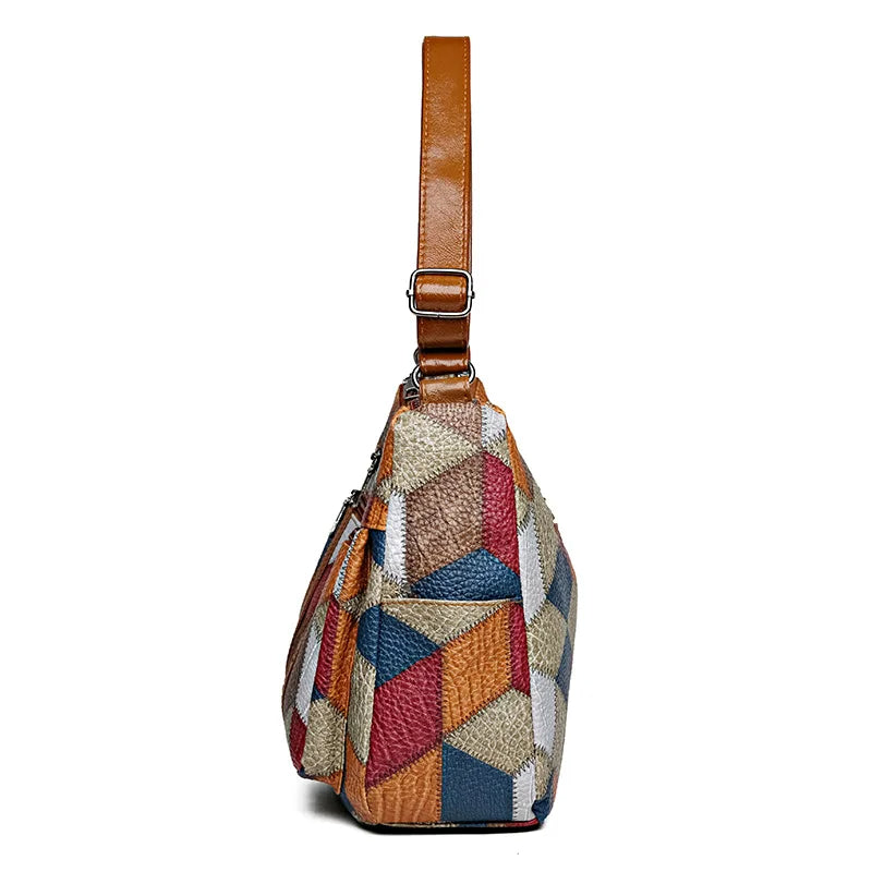 Élise – Statement Patchwork Handbag