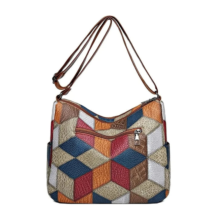 Élise – Statement Patchwork Handbag