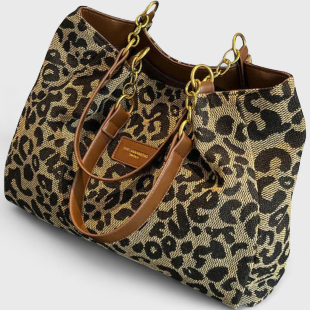 Claire – Leopard Print Tote