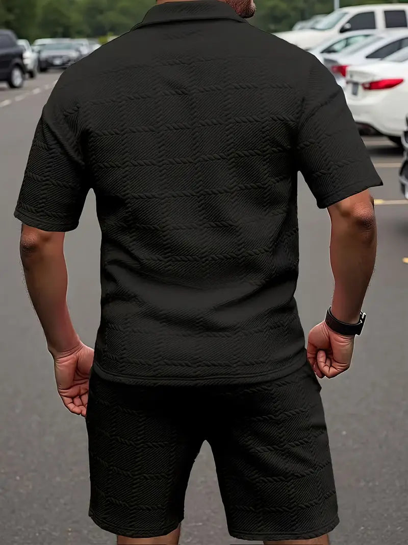 Malcolm – Textured Two-Piece Set