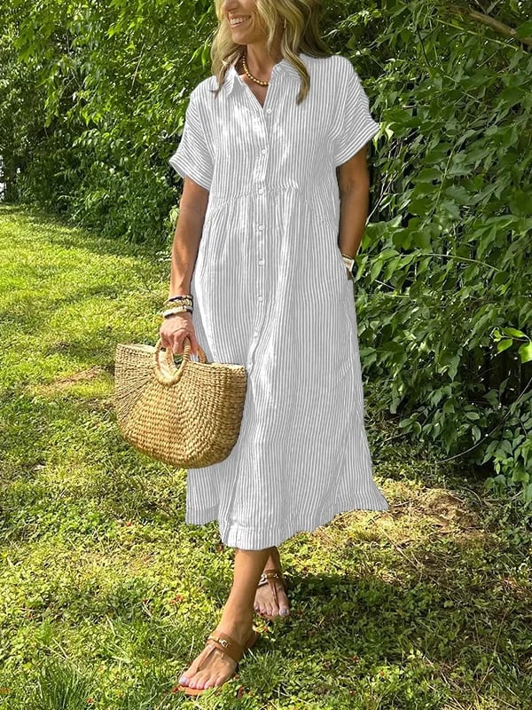 Danica – Soft Summer Shirt Dress