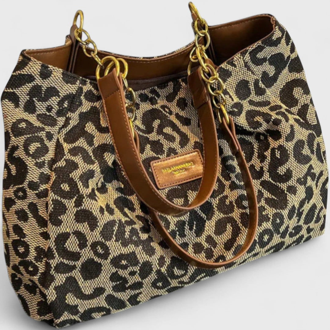 Claire – Leopard Print Tote