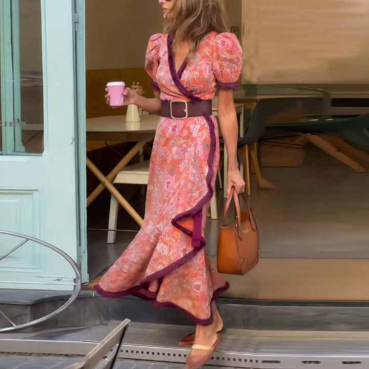 Rosie – Blush Pink Maxi Dress