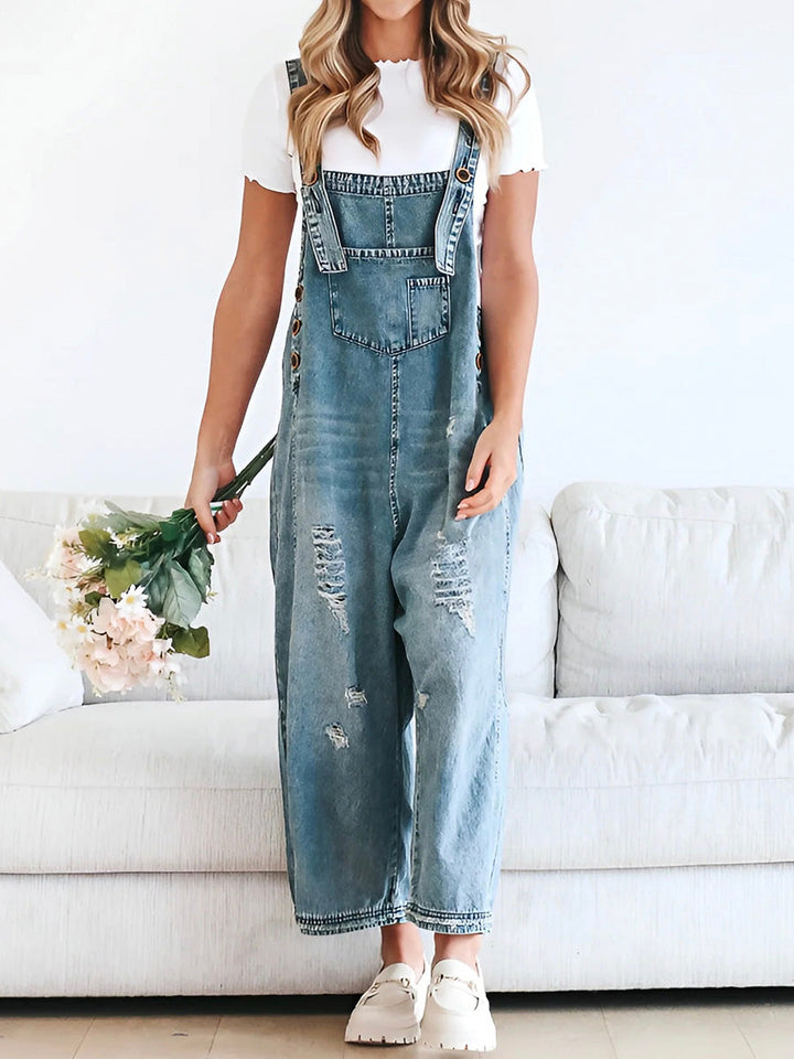 Naomi – Vintage Denim Overalls