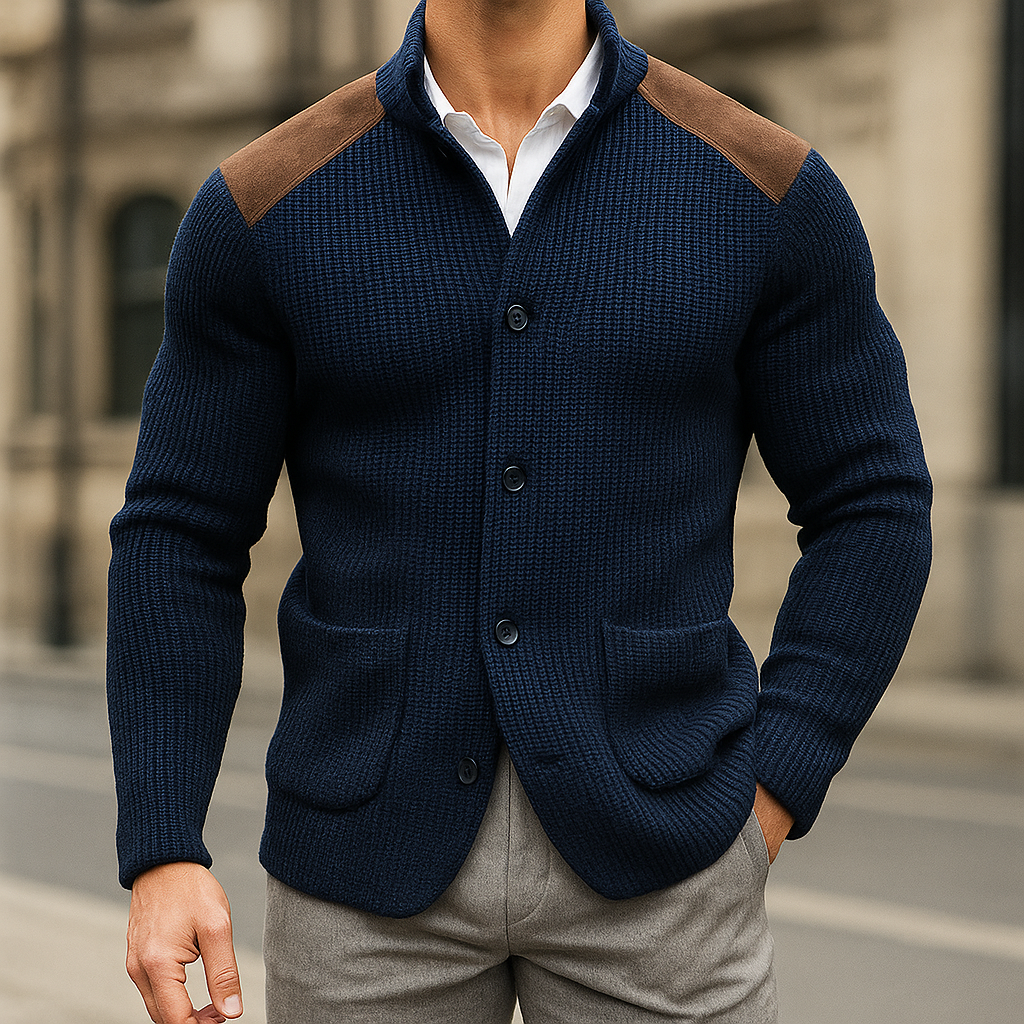 Lorenzo – Textured Knit Blazer
