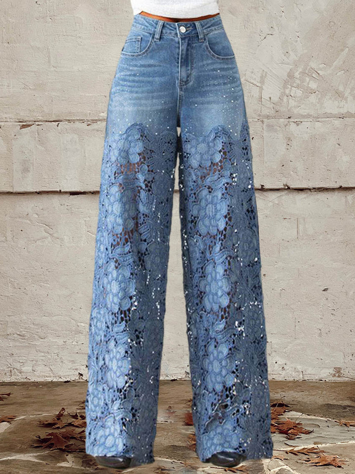 Camille – Feminine Patchwork Jeans