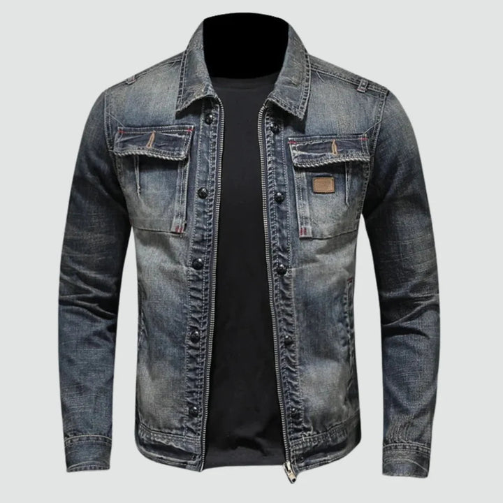 Derek – Denim Jacket with Classic Edge
