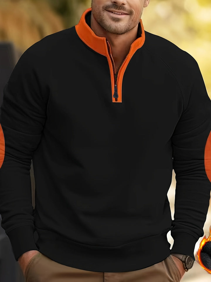 Nathan – Casual Quarter Zip Pullover