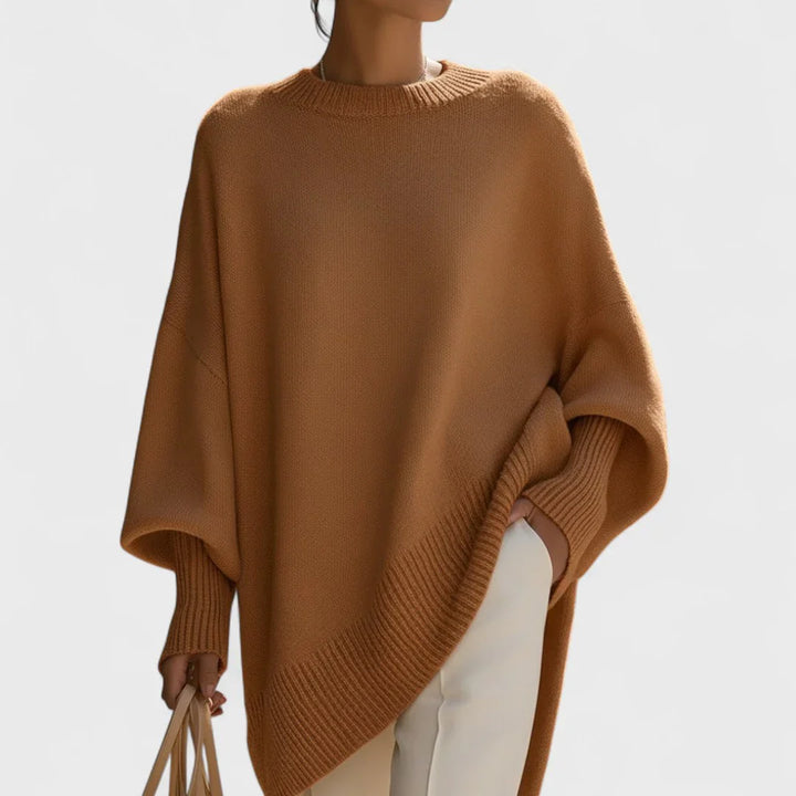 Harper – Minimalist Draped Poncho