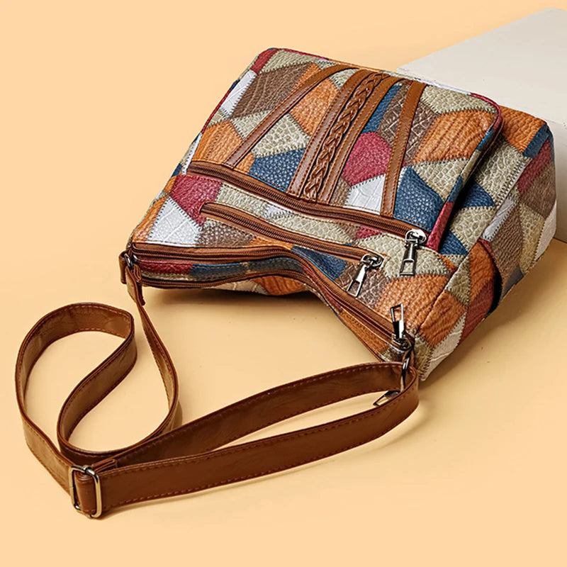Élise – Statement Patchwork Handbag