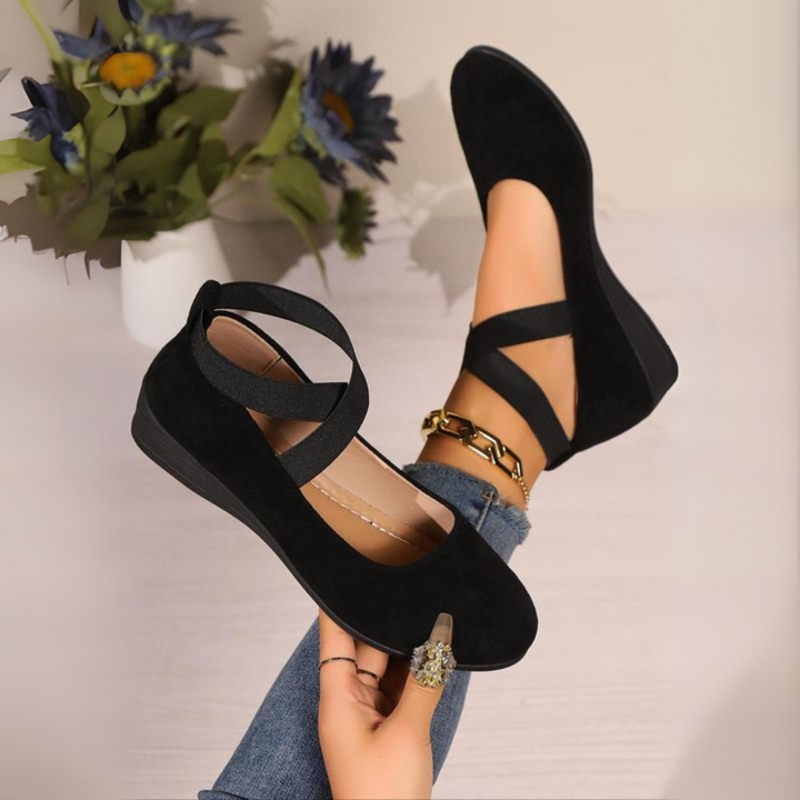 Elena – Elegant Wedge Heel Shoes