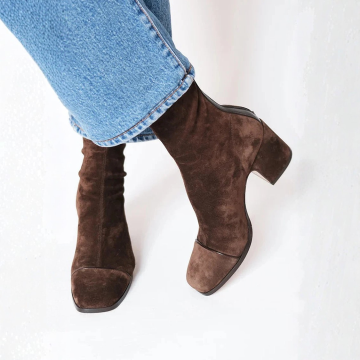 Camille – Everyday Square-Toe Ankle Boots