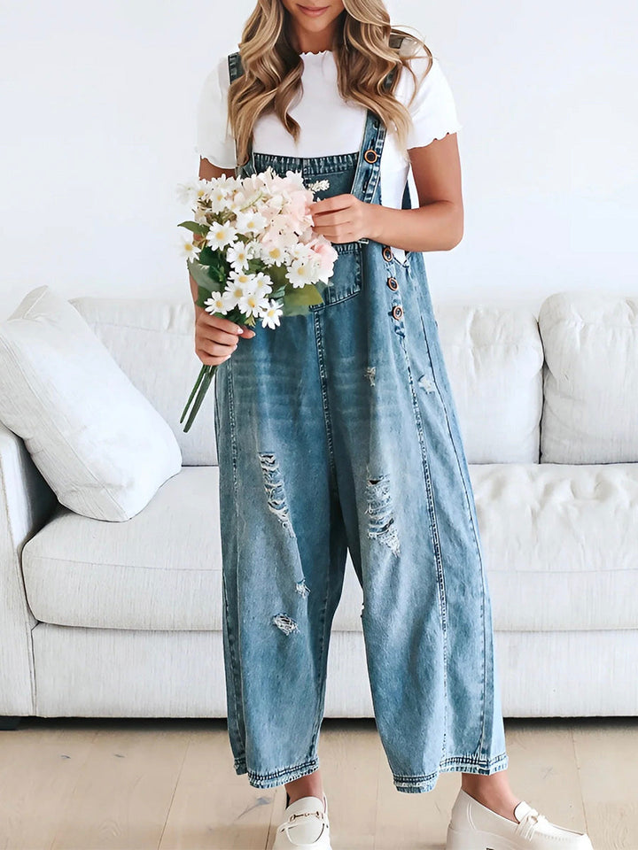 Naomi – Vintage Denim Overalls