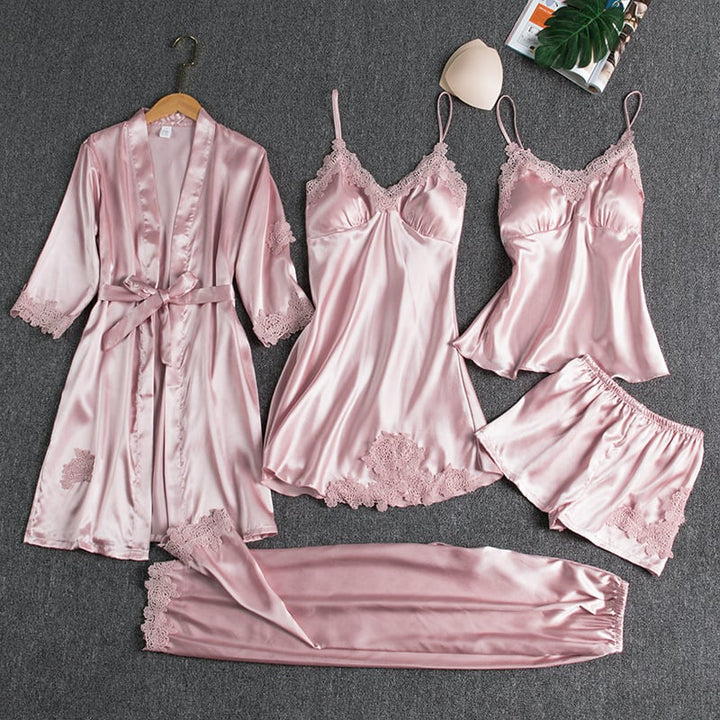 Celeste – 5-Piece Nightwear Set for Soft Evenings