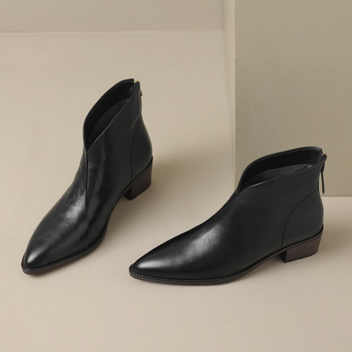 Camille – Low-Heel Luxury Boots