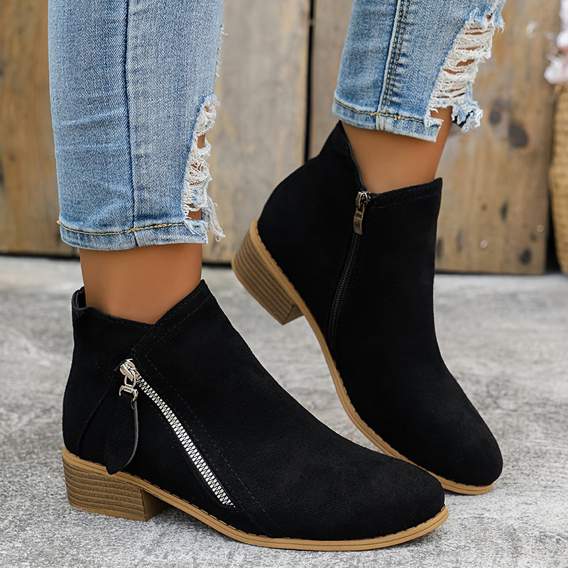 Selena – All-Weather Zip Boots