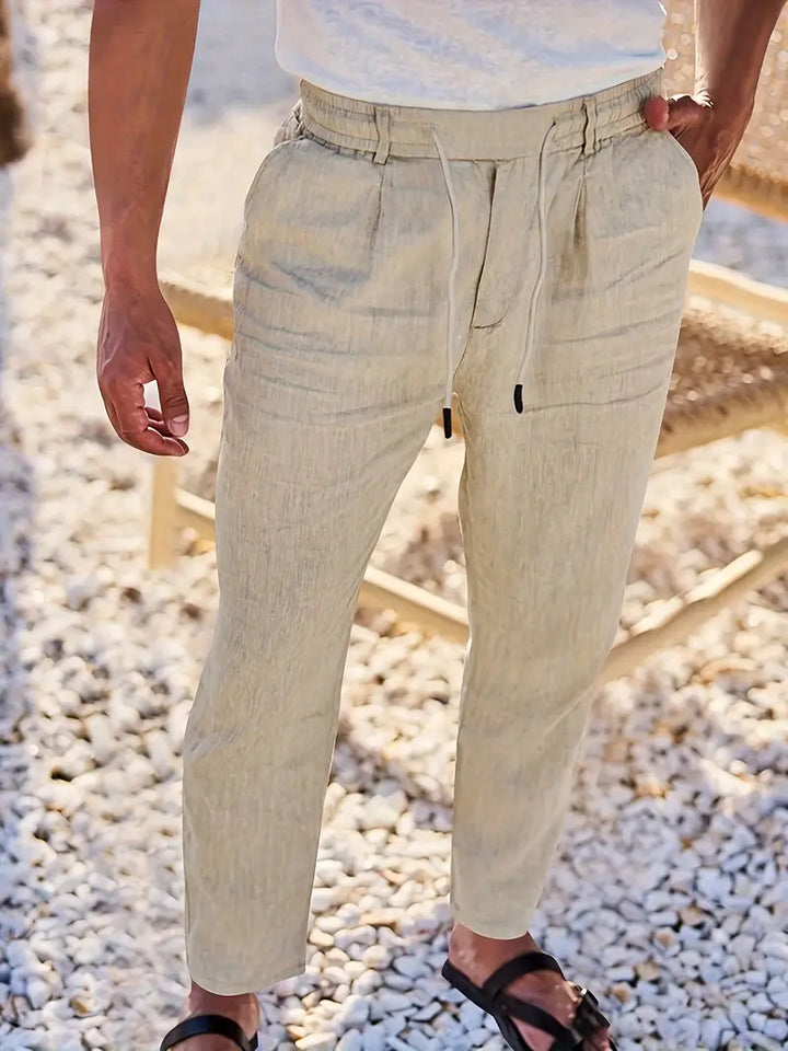 Malcolm – Easygoing Linen Drawstring Pants