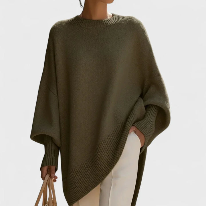 Harper – Minimalist Draped Poncho