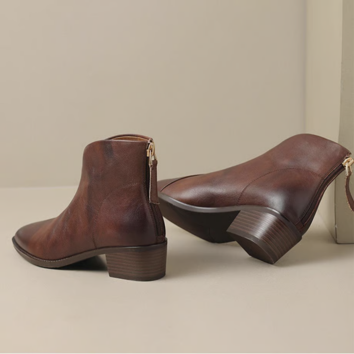 Camille – Low-Heel Luxury Boots