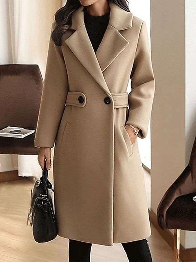 Averie – Sleek Longline Overcoat