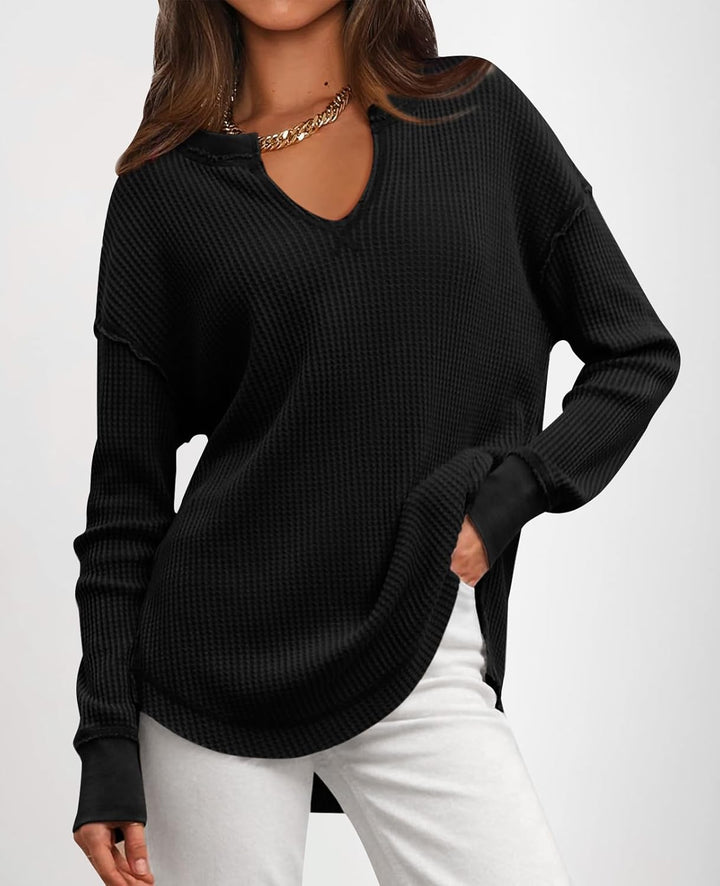 Cyrine – Textured Charm Pullover