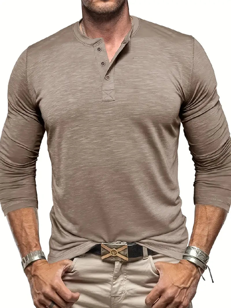 Miles – Timeless Henley Long Sleeve