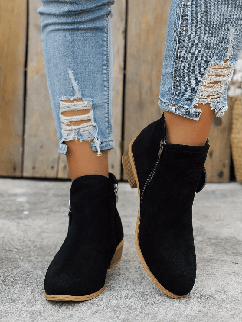 Elodie – Vintage Touch Ankle Boots