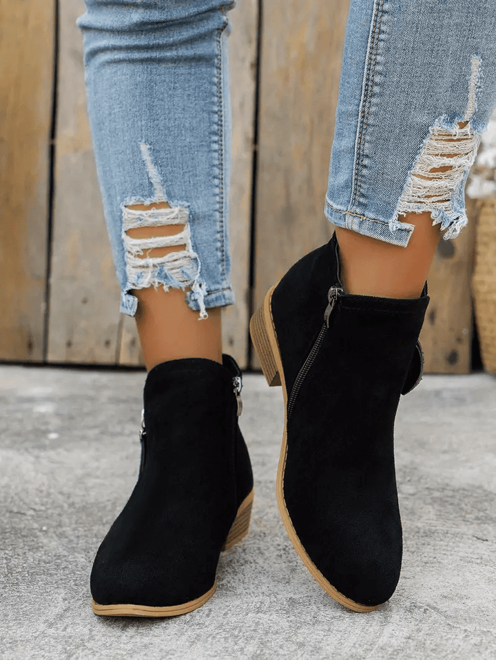 Elodie – Vintage Touch Ankle Boots