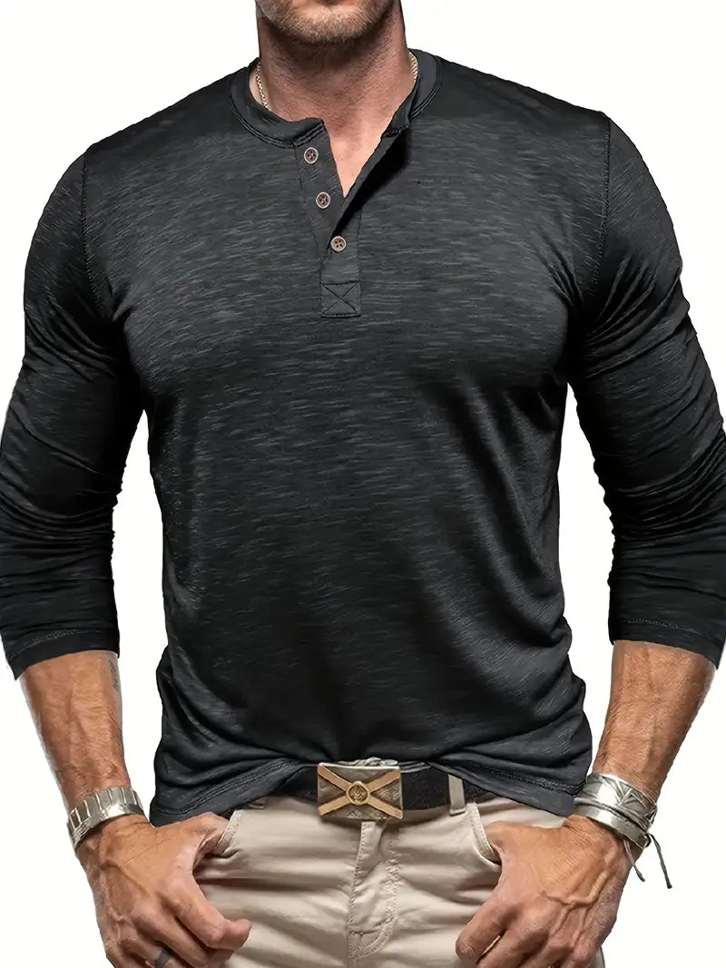Miles – Timeless Henley Long Sleeve
