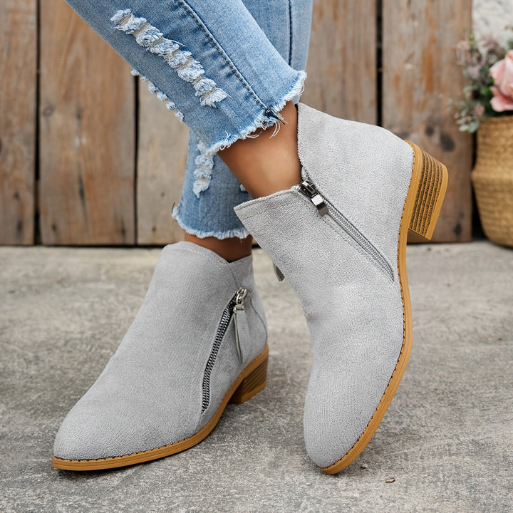 Selena – All-Weather Zip Boots