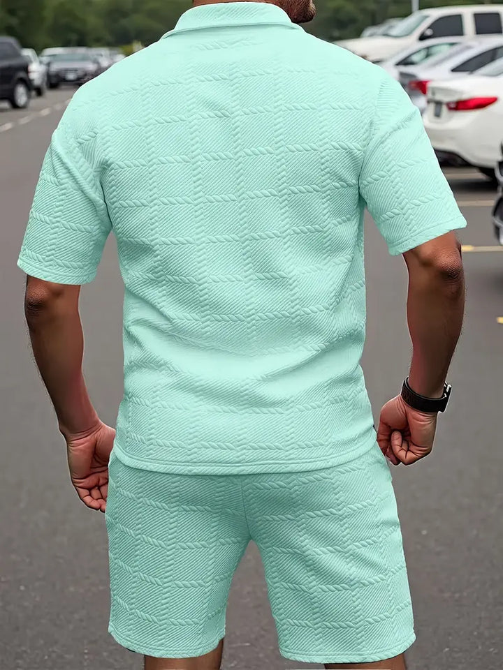 Malcolm – Textured Two-Piece Set