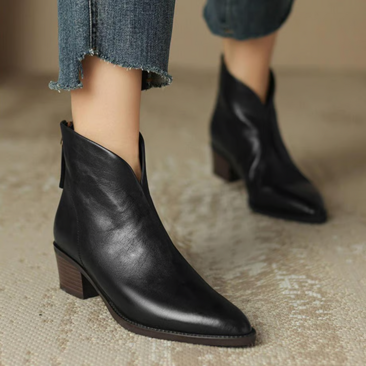 Camille – Low-Heel Luxury Boots
