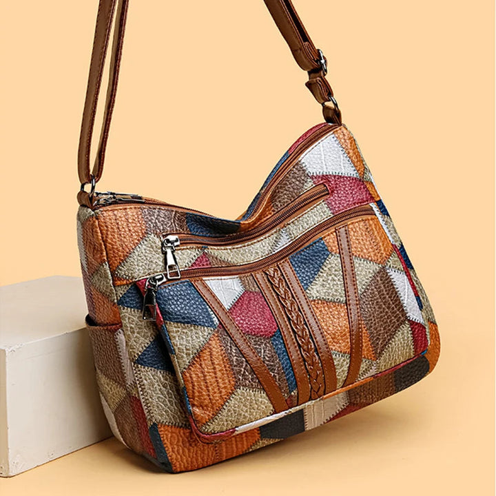 Élise – Statement Patchwork Handbag
