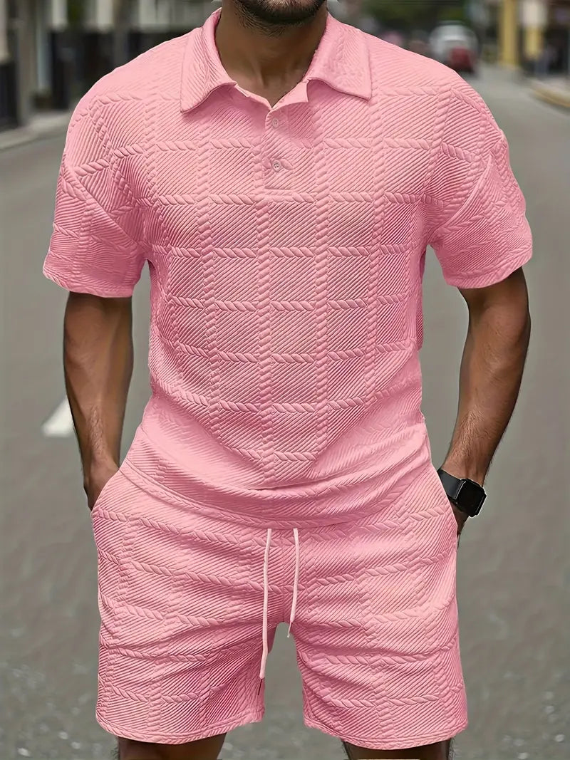 Malcolm – Textured Two-Piece Set