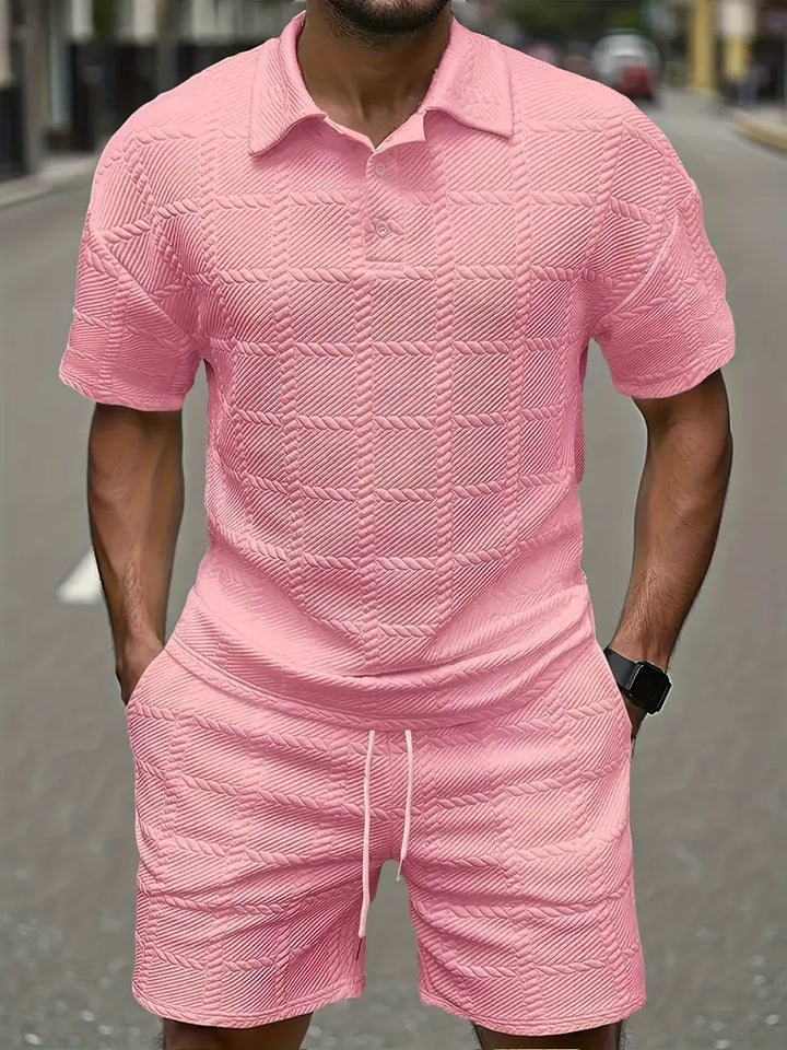 Malcolm – Textured Two-Piece Set