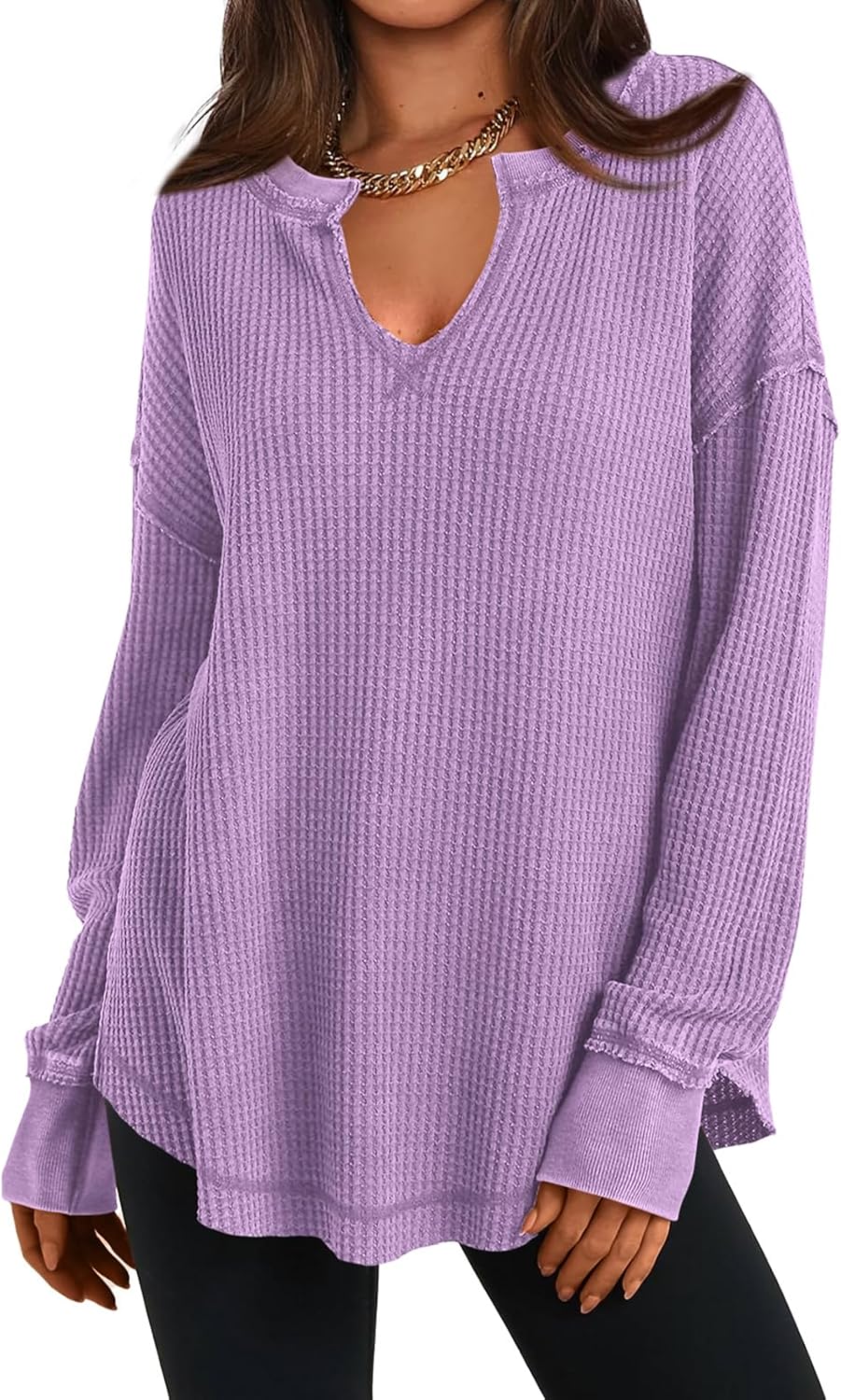 Cyrine – Textured Charm Pullover