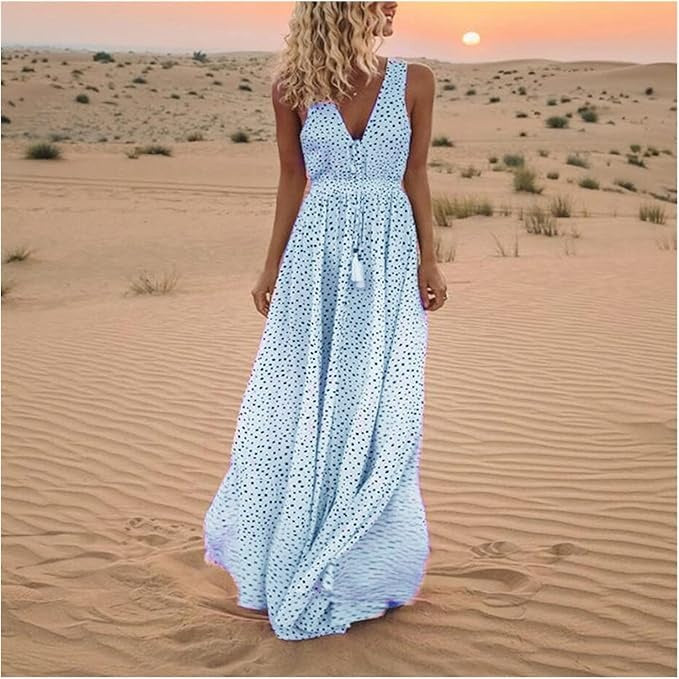 Ella – Boho Dot Day Dress