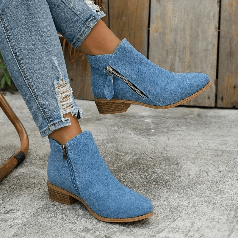 Elodie – Vintage Touch Ankle Boots