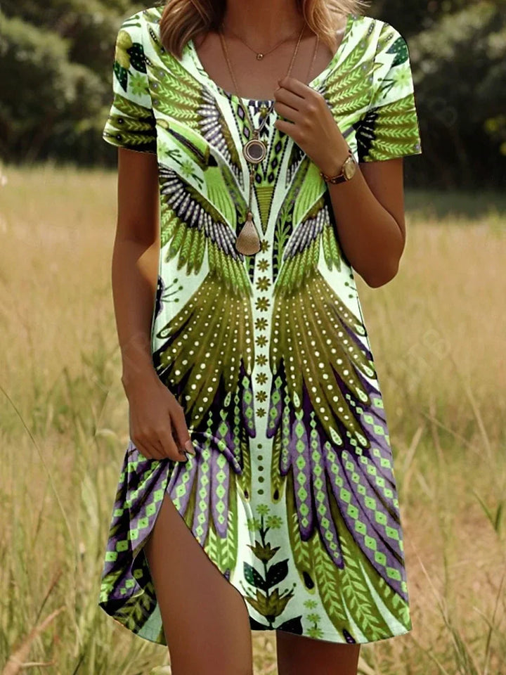 Maya – Vibrant Printed Summer Dress