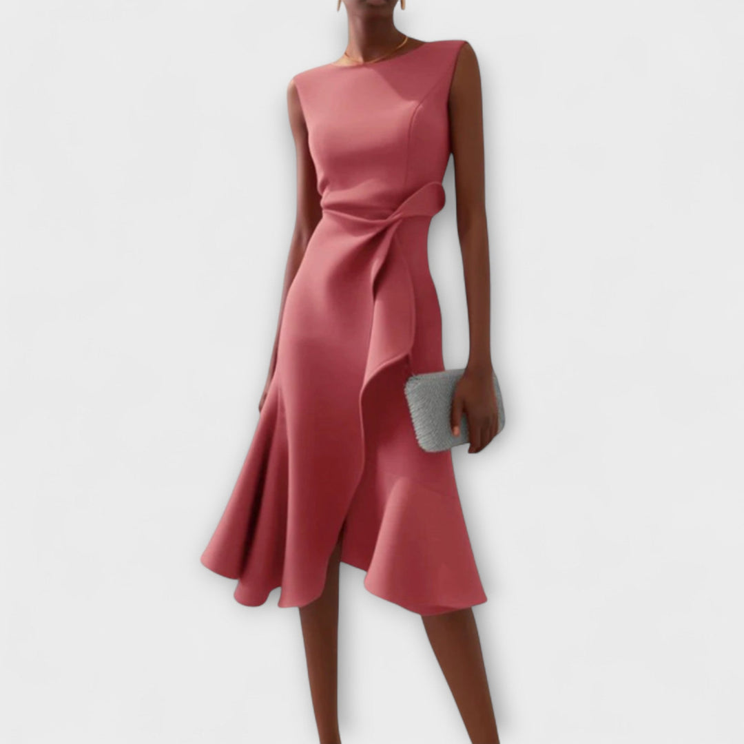 Danica – Draped Midi for Special Moments